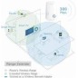 TP-Link TL-WA850RE 300Mbps Universal Wireless N Range Extender (Wall Mount) WiFi-rækkeviddeforlænger Ekstern
